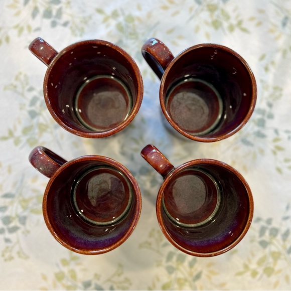 Set of 4 Rustic Lodge Cabin Decor Pinecone Big Sky Carvers Mug Pine Cones Cup - Picture 2 of 6